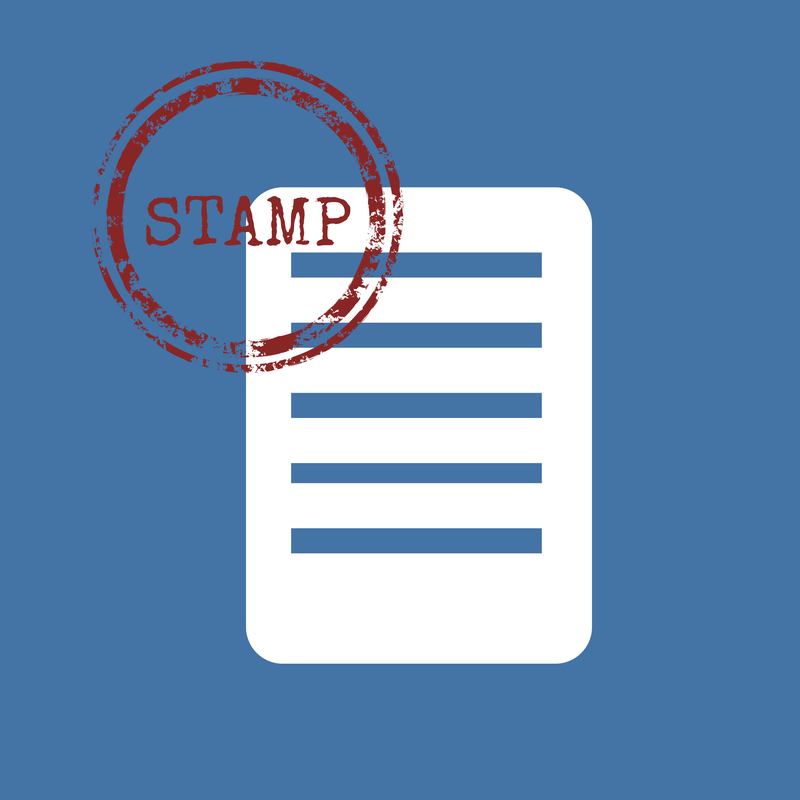 stamped-document